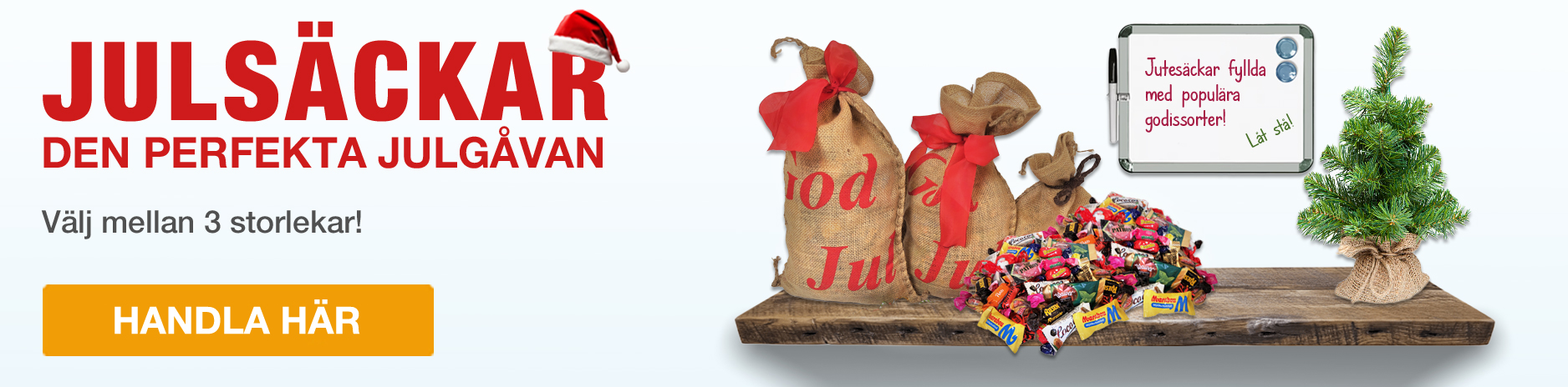 Handla julsäckar