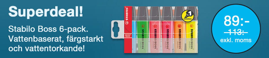 Överstrykningspenna rabatt