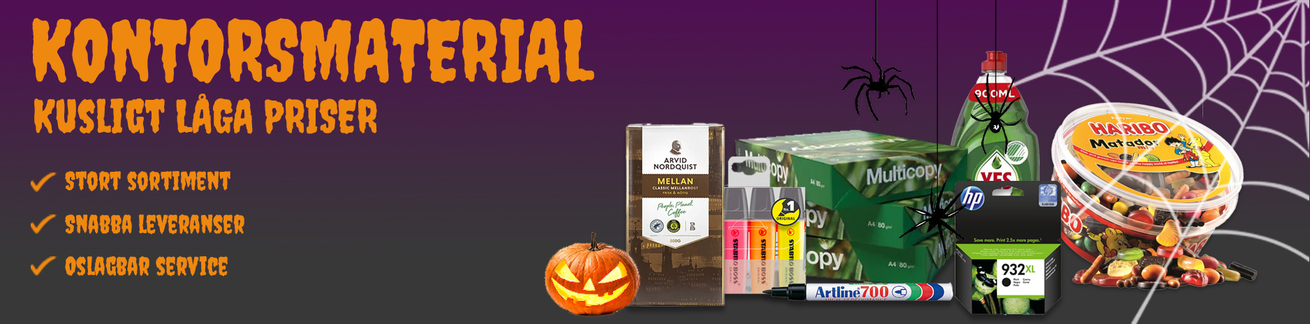 Handla kontorsmaterial billigt