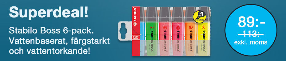 Överstrykningspenna rabatt
