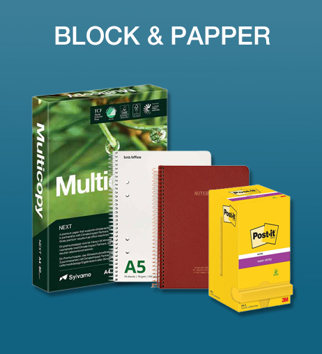 Block och papper