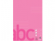 Skrivhäfte Bantex A5 linjerat/blankt 14,5mm rosa 25st/fp