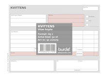 Kvittens A5L 50 blad