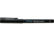 OH-penna/märkpenna Niceday Multimarker SF svart 10st/fp