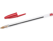 Kulpenna BIC Cristal medium röd 50st/fp