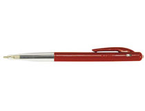 Kulpenna BIC Clic M10 medium röd 50st/fp