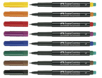 OH-penna/märkpenna Faber-Castell Multimark 1523 SF 8st/set