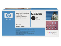 Toner HP CLJ 3600/3800 svart
