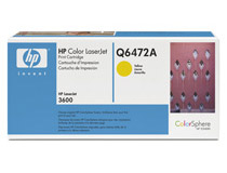 Toner HP CLJ 3600/3800 gul