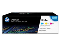 Toner HP 304A C/M/Y 3-pack