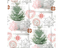 Presentpapper Pinetree 70cmx20m