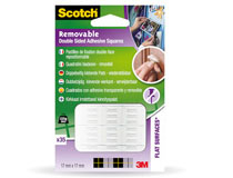 Fästkuddar Scotch släta ytor transparent 35st/fp