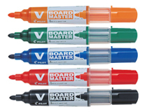 WB-penna Pilot V Board Master konisk 5st/set