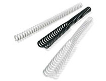Klickspiral 34-ringars 8mm vit 50st/fp