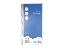 Spiralkladd Niceday 148x295mm linjerat 5st/fp