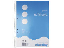 Kollegieblock Niceday A4 60g rutat 5st/fp