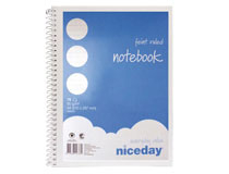 Kollegieblock Niceday A5 60g linjerat 5st/fp