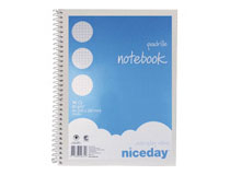 Kollegieblock Niceday A5 60g rutat 5st/fp