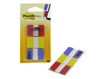Märkflikar Post-it Index 686 Strong röd, gul, blå 3x22st/fp