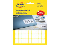 Etiketter 12x18mm vit 3312 1800st/fp