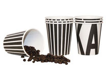 Bägare Black & White 24cl 50st/rör