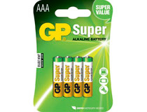 Batteri GP Ultra Alkaline AAA/LR03 4st/fp