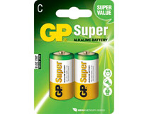 Batteri GP Ultra Alkaline C/LR14 2st/fp