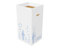 Papperskorg wellpapp 125l 5st/fp