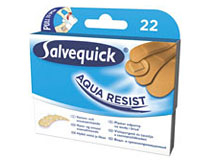 Plåster Salvequick Aqua Resist 22st/fp