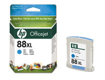 Bläckpatron HP No88 1,2k stor cyan