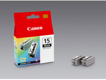 Bläckpatron Canon BCI-15BK 80 sidor svart 2st/fp