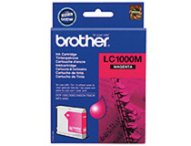 Bläckpatron Brother LC1000M 400 sidor magenta