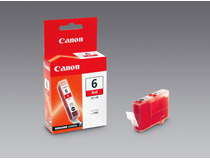 Bläckpatron Canon BCI-6R 210 sidor röd