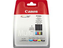 Bläck Canon CLI-551 CMYK 4st/fp