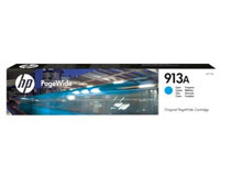Bläck HP No 913A F6T77AE 3k cyan