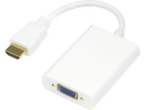 Adapter HDMI - VGA & ljud 0,2m