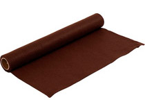 Hobbyfilt 45x100cm brun