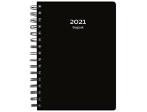 Dagbok plast svart 2021