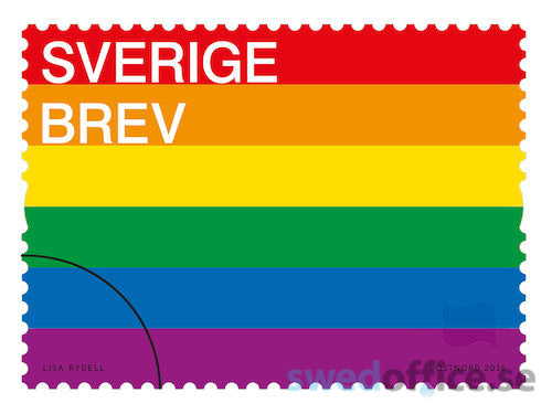 Frimärke Pride 100st/rl